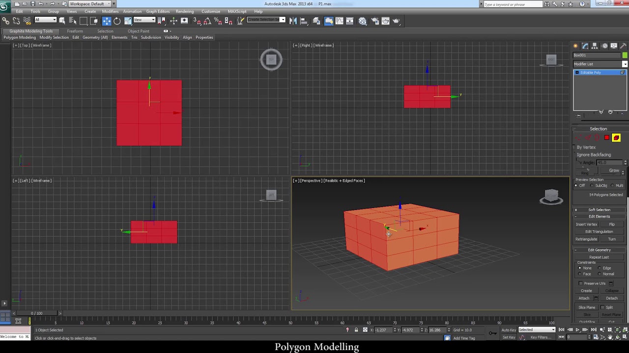 Simple Polygon Modelling Polygon Modelling - YouTube