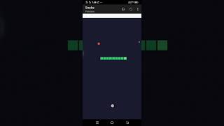🐍 JavaScript Snake Game | HTML CSS JavaScript Game #coding