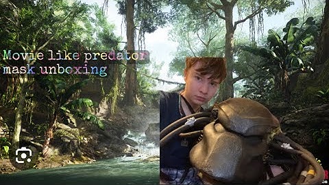 Movie like predator mask unboxing