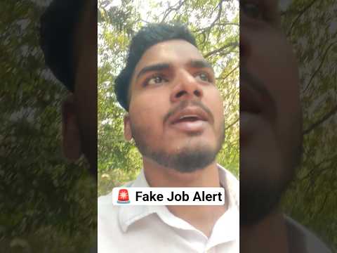 🚨 Stay Aware from Fake jobs.
