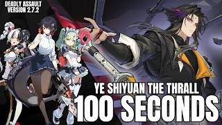 Ellen vs. The Thrall in 100 Seconds! (65000pts) | Deadly Assault Version 2.7.2 | Zenless Zone Zero