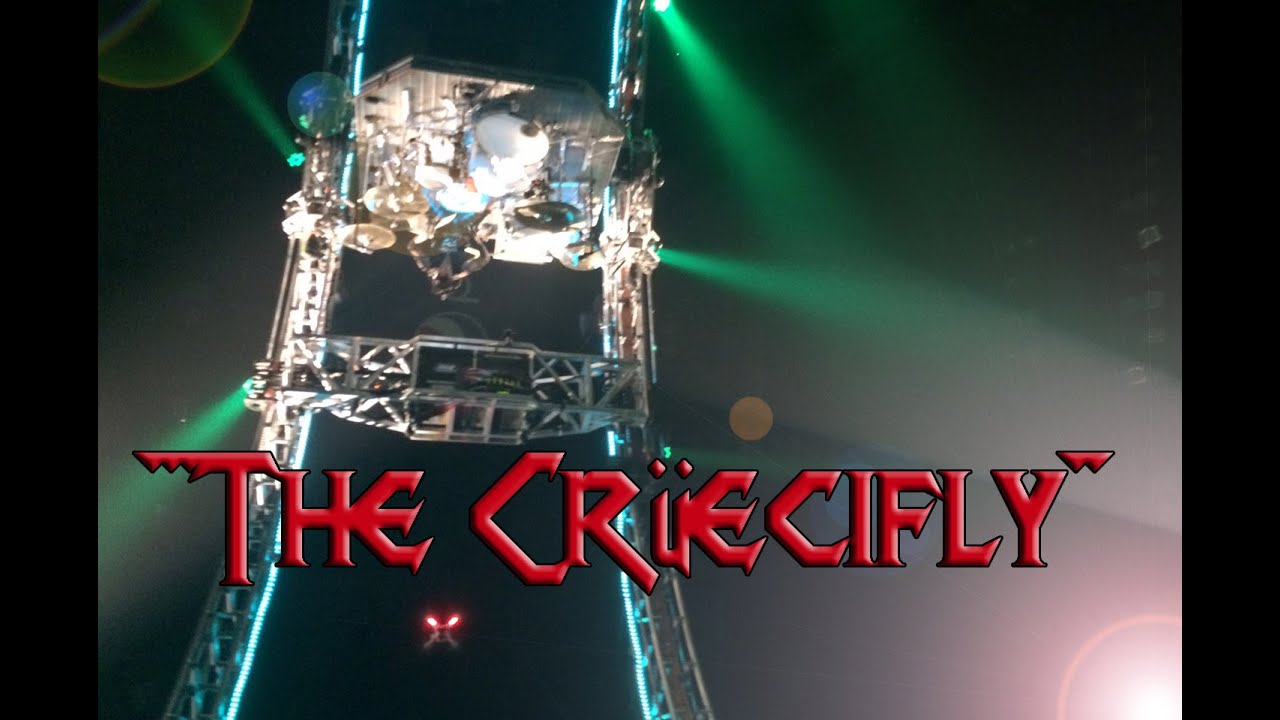 Motley Crue TOMMY LEE - The Cruecifly on &quot;The Final Tour&quot; - Roller Coaster Drum Solo - YouTube