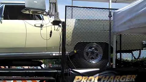 1327hp El Camino Dyno run Procharger CAR CRAFT summer nationals 2011