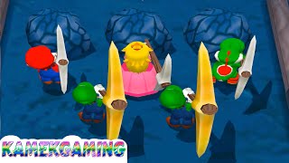 Mario Party 7 Minigames Mario Vs Peach Vs Yoshi Vs Luigi #kamekgaming