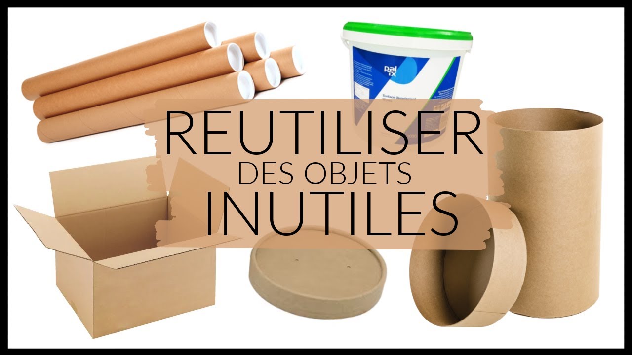 JE REUTILISE DES VIEUX MATERIAUX POUR EN FAIRE DES OBJETS UTILES