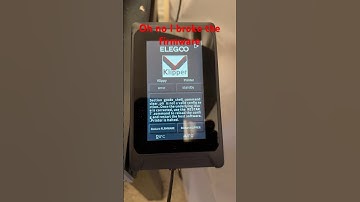 Broke the firmware on my @ElegooOfficial Neptune 4 Max