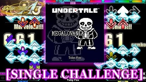 【DDR A3】 MEGALOVANIA [SINGLE CHALLENGE] 譜面確認＋クラップ / 加減速ガイド付き