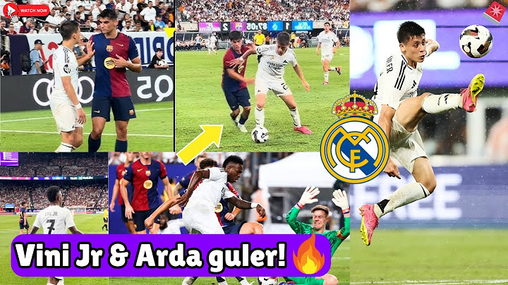 Arda Guler & Vini jr showing crazy skills against Barcelona in preseason USA tour 😱⚽️