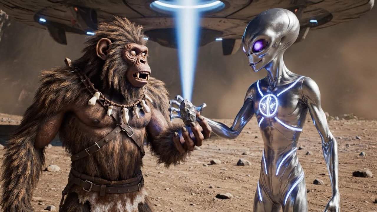 Life Millions of Years Ago | Aliens teach prehistoric humans to create weapons and fire