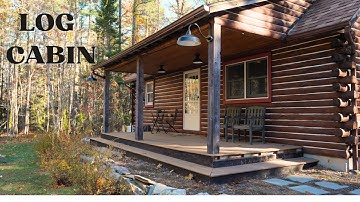 Inside This Stunning Log Cabin on the Coast of Maine! Full Tour