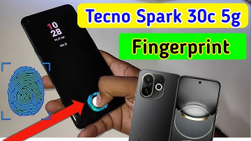 Tecno spark 30c 5g display fingerprint setting/Tecno spark 30c fingerprint screen lock/fingerprint