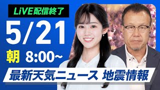 ウェザーニュースの配信のサムネイル画像