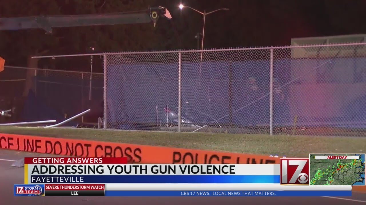 Fayetteville city leaders addressing youth gun violence - YouTube