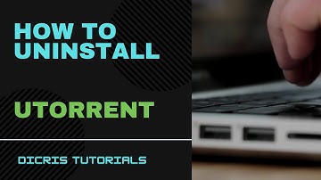 How to uninstall uTorrent | Windows 10 | PC