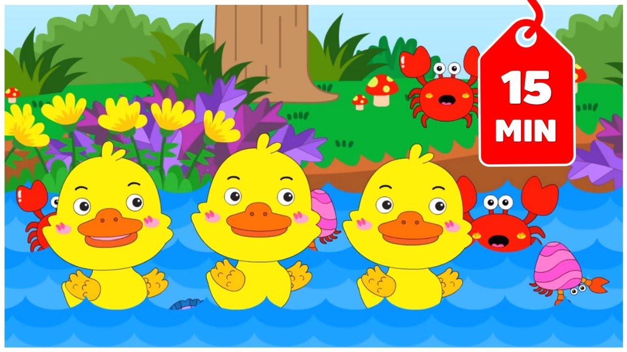 เพลงเป็ด รวมเพลงเด็กฟัง ก้าบ ก้าบ ก้าบ | ฟังยาว 15 นาที | เพลงเป็ดหลายเวอร์ชั่น Thai Duck Song