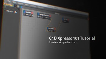 C4D Tutorial:  Xpresso 101 Making a Simple Bar Graph
