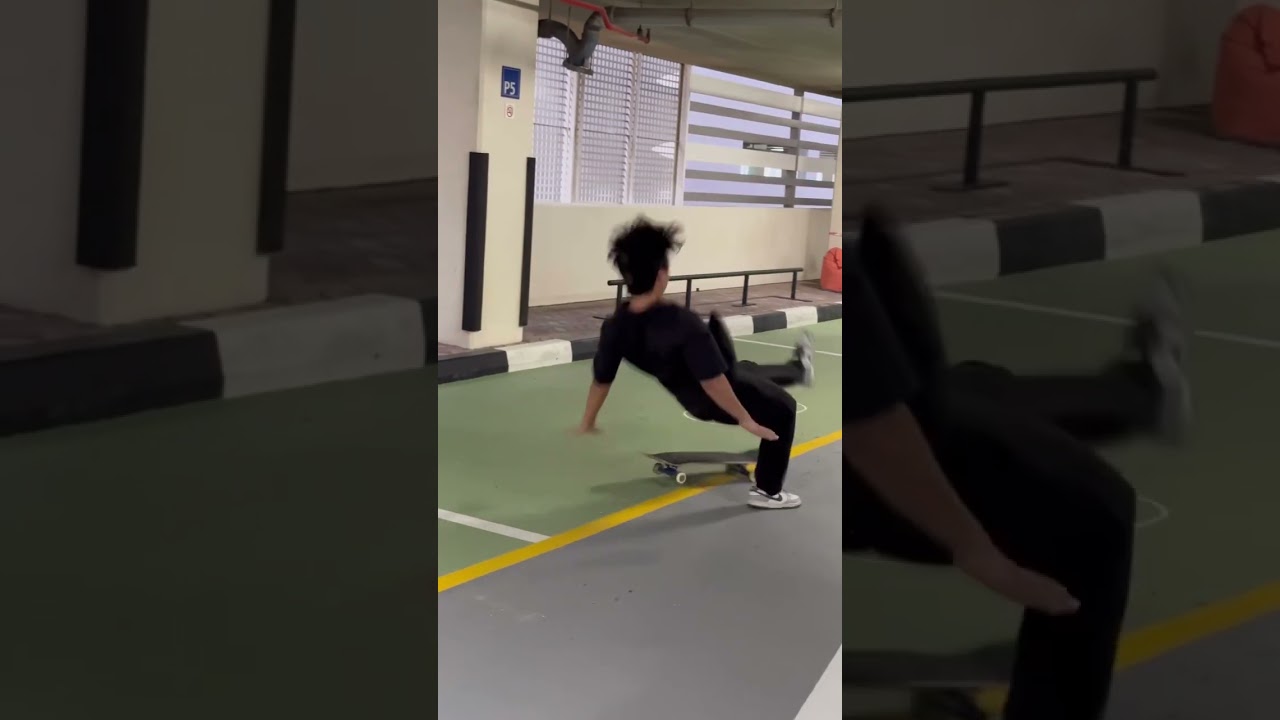 The most unusual place to stay is the parking. 