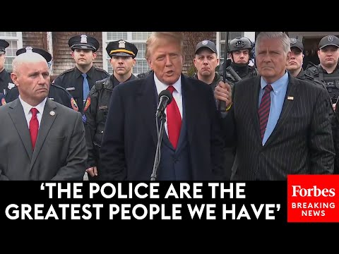 BREAKING NEWS: Trump Demands Return To 'Law And Order' At Wake Of Fallen NYPD Officer