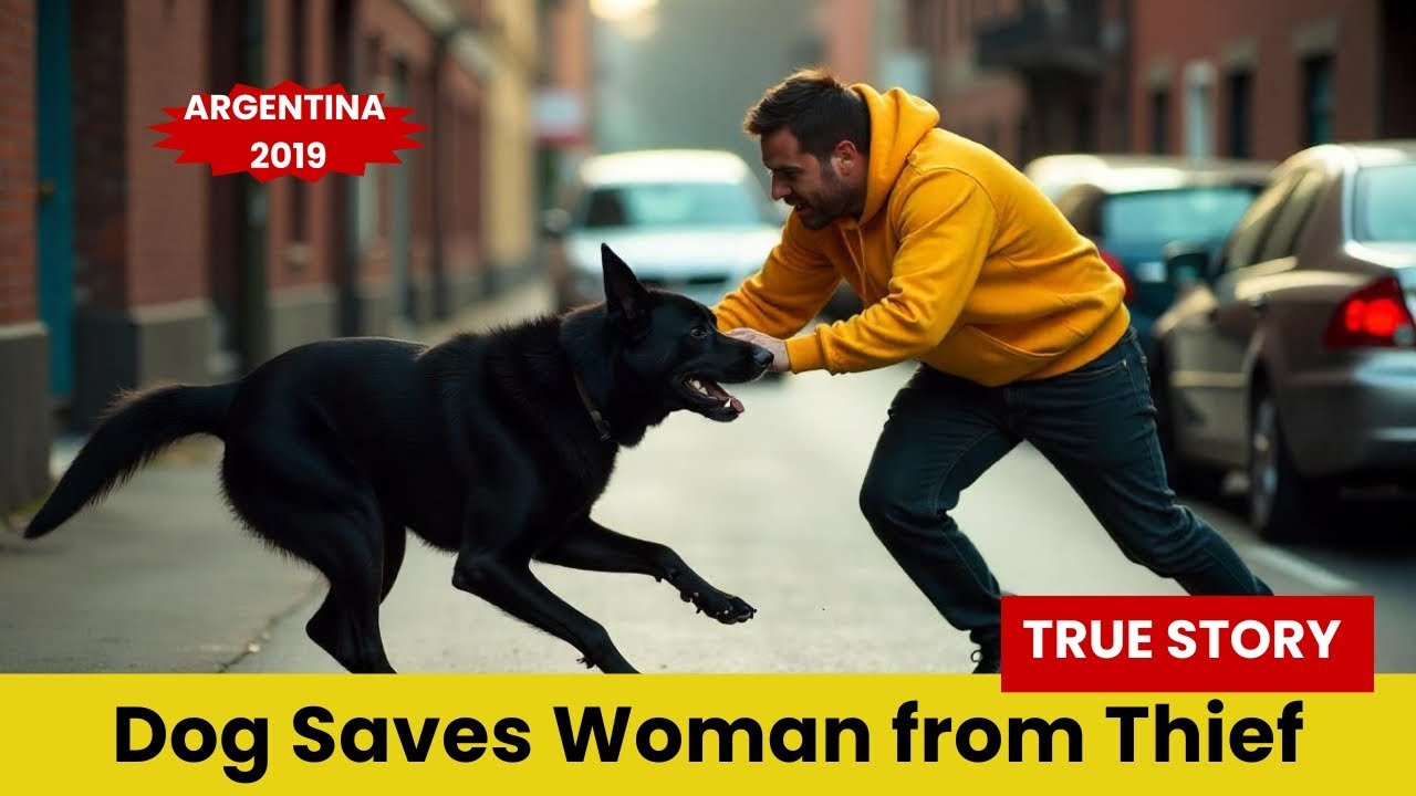Thief Attacks Woman – Then This Dog Steps In!