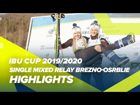 Brezno-Osrblie Highlights Single Mixed Relay IBU Cup 2019/2020