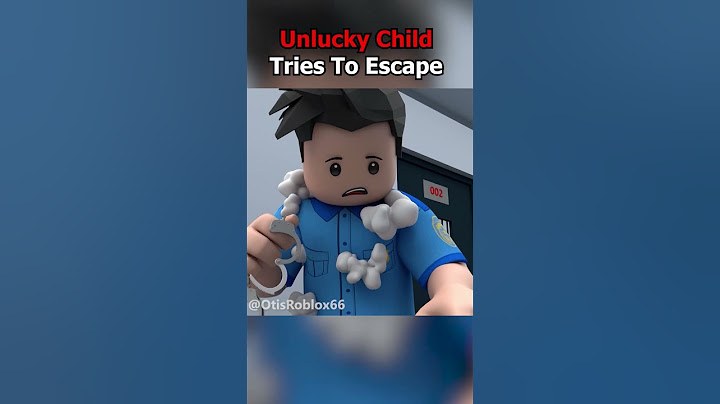 🚨 Unlucky Child tries to escape prison #roblox #jailbreak