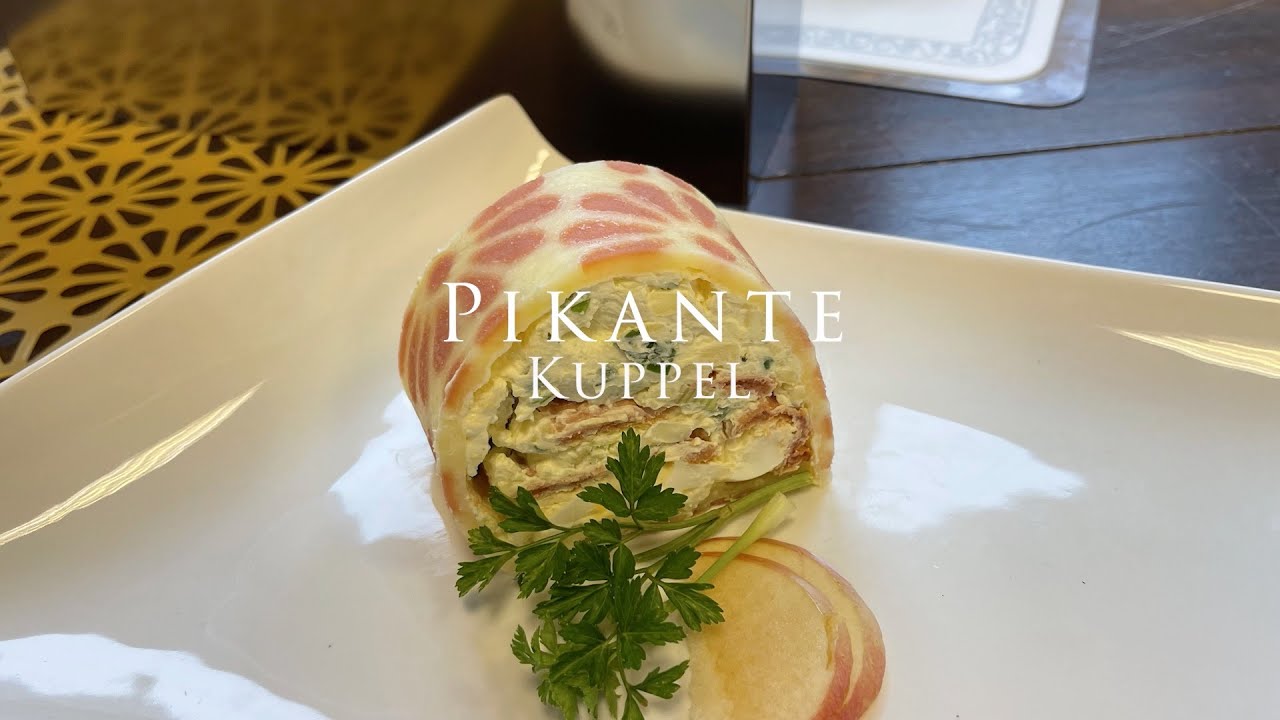 Pikante Käse Brandteig Rolle - YouTube