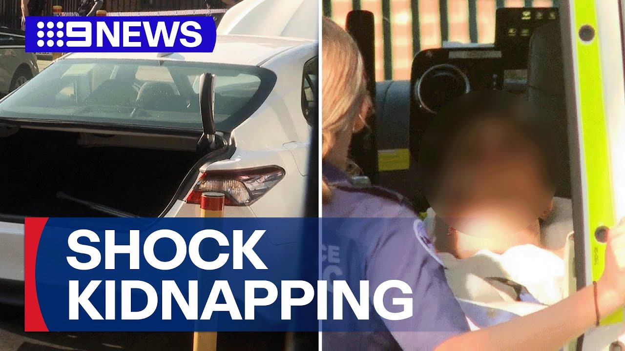 Manhunt after man kidnapped, found in car boot | 9 News Australia