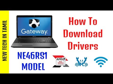 How To Download Drivers For Government Free GateWay Laptop NE46Rs1 - New Tech