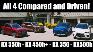 Review: 2023 Lexus RX  All 4 Versions Compared and Driven!