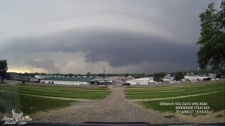 Supercell with Wall Cloud in Canton, TX April 27, 2014