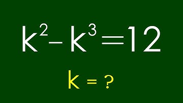 Can you solve this ? | Math Olympiad | k = ?