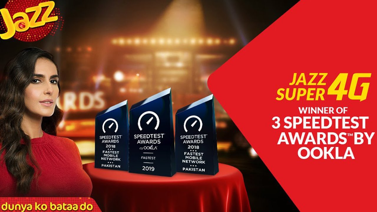 Jazz 4G Speed Test Jazz Network Speed Test 2020 !! in Urdu