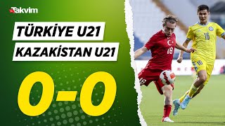 Türkiye U21 0-0 Kazakistan U21 | UEFA U21 Avrupa Futbol Şampiyonası Grup Eleme Maçı | MAÇIN ÖZETİ