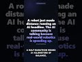 Robot Half-Marathon: Why AI Community Cares