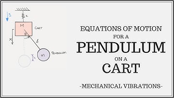 Equations of Motion for a Pendulum on a Cart (2DOF) Using Method of Lagrange