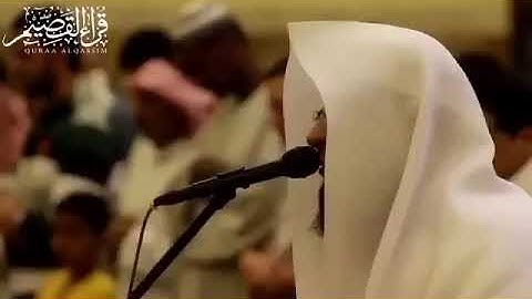 (فلا تحسبن الله مخلف وعده رسله) للقارئ/ بدر التركي