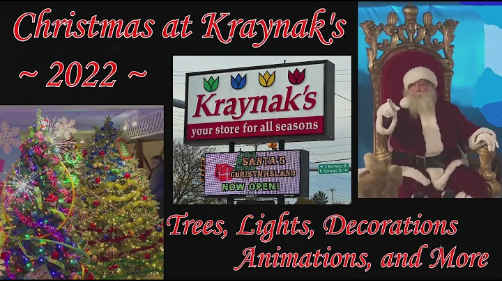 2022 Christmas at Kraynaks, Trees, Lights, Decorat...