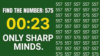 Famous Only Sharp Minds Spot 575 in This Puzzle Net Worth