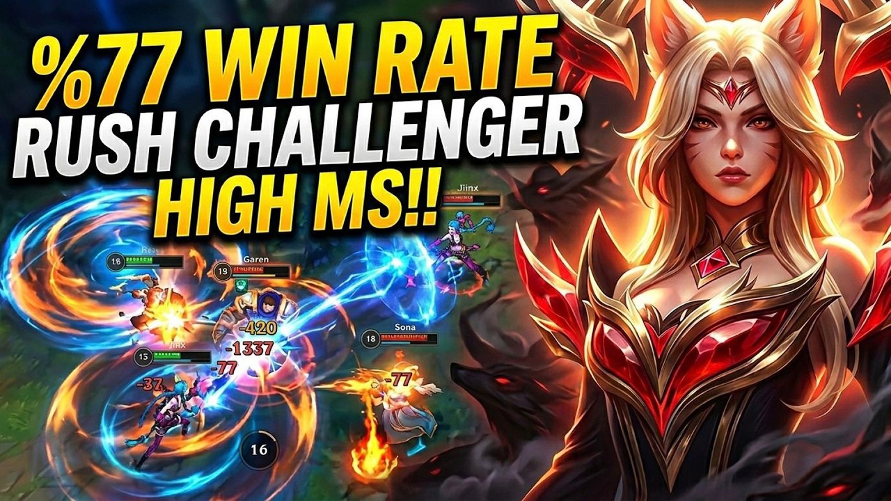 YÜKSEK PINGLE OYNAMA CHALLENGE BEST AHRI BUILD Wild Rift Ahri - YouTube