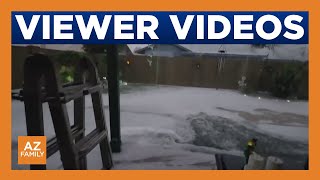 Amazing viewer videos show severe weather in Glendale, West valley