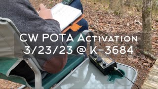 QRP CW POTA Activation at Coon Creek (K-3684)