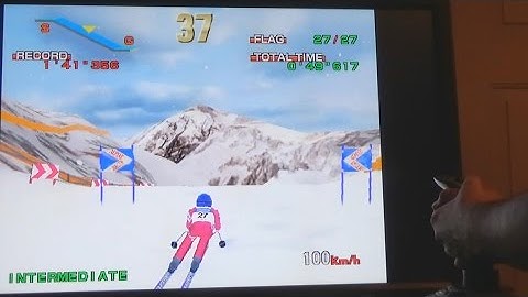Alpine Racer / Alpine Racer 2 (Arcade) with Analog Flight Stick in MAME
