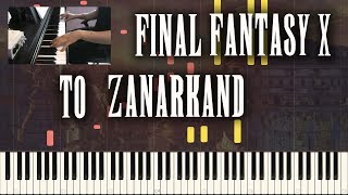 Final Fantasy X - To Zanarkand (Piano Synthesia)