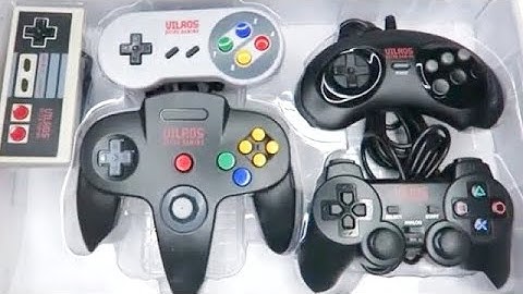 RETRO USB CONTROLLER PACK / VILROS Classic USB Controllers - 5 Pack