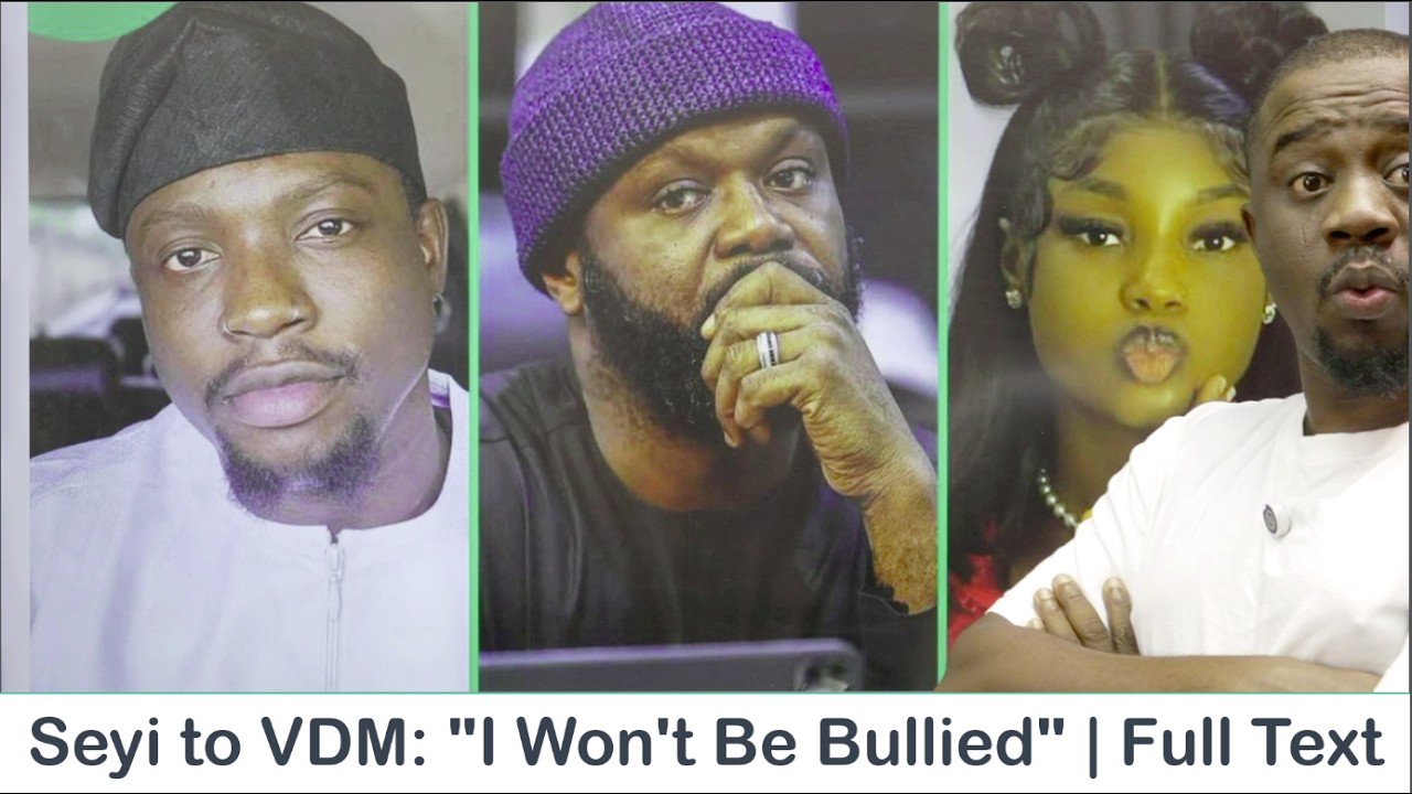 Seyi Tinubu Replied VDM With a Strong Message | FULL TEXT here