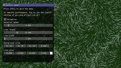 GeeXLab - Flow Fields