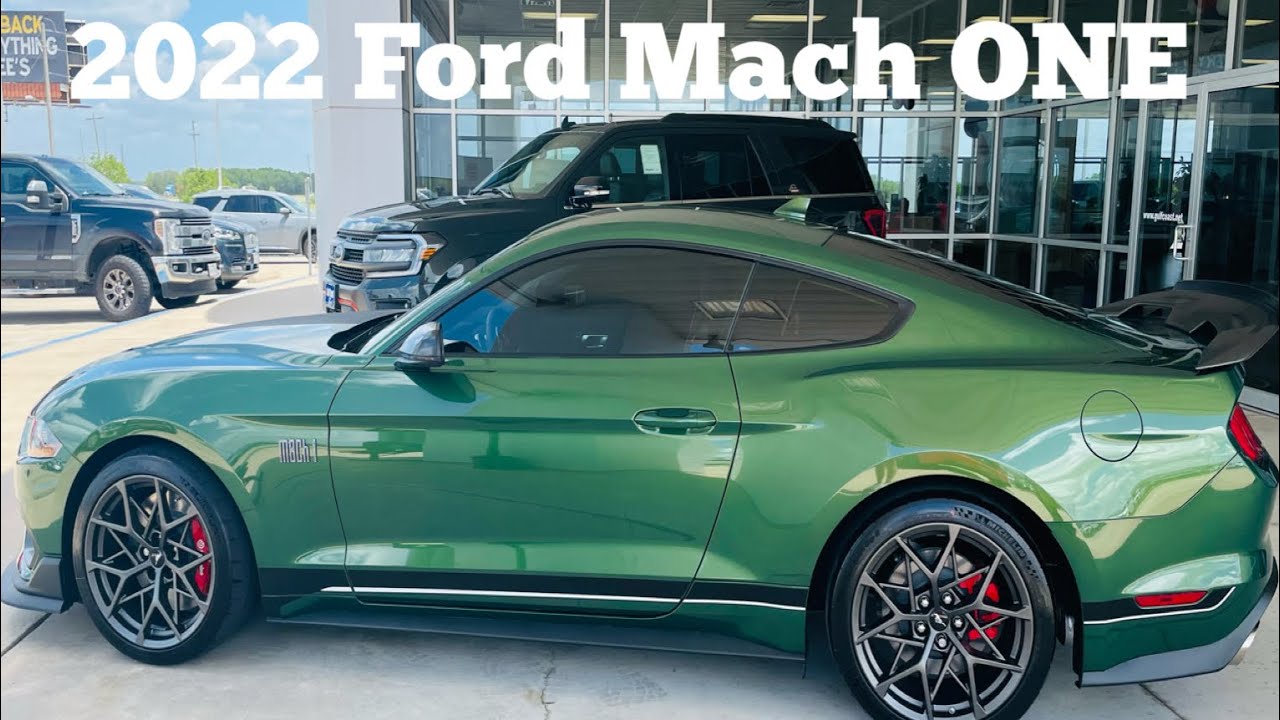 Taking Delivery Of A 2022 Ford Mustang Mach 1 In Eruption Green - YouTube