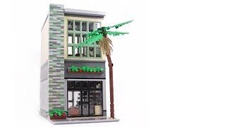 LEGO Modular-Compatible Modern Vacation Home MOC