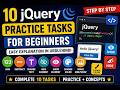 jQuery 10 basic tasks for beginners