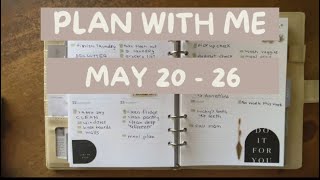 Plan With Me - May 20 - 26